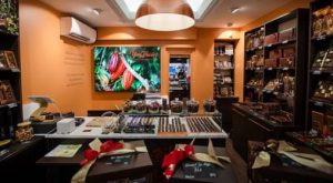 Intérieur boutique Yves Thuriès à Maisons-Laffitte