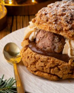 Profiterole aux marrons