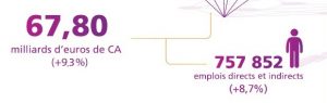 franchise chiffres 2019 ca et nombre emplois