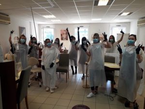 stagiaires centre de formation L’Onglerie