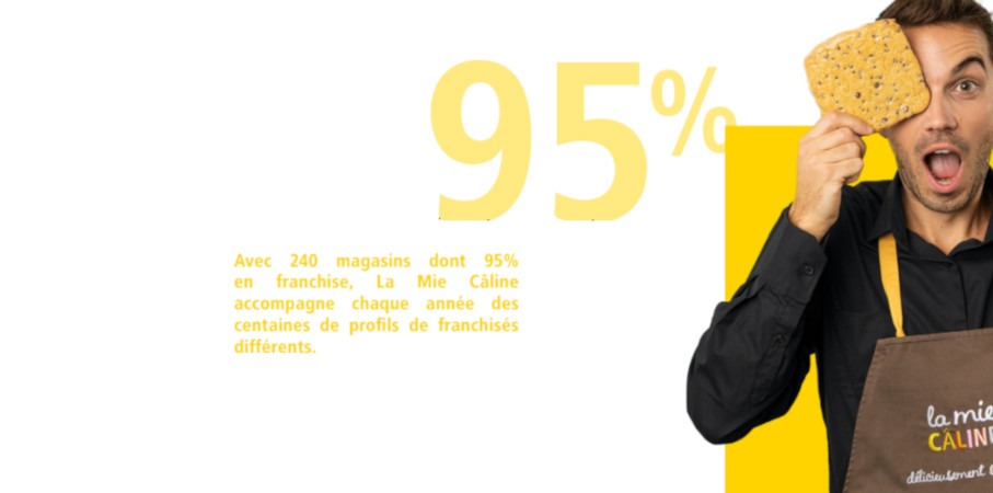 Pierre-Adrien Hervé, franchisé La Mie Câline Bezons (95)