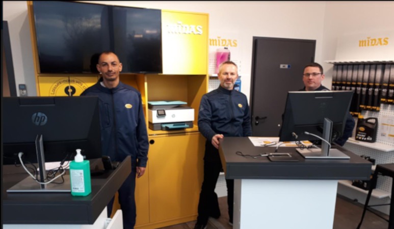 Ouverture d'un nouveau centre franchisé Midas à Laval (53)