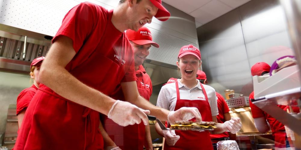 Five Guys a récemment inauguré son 23ème restaurant en France