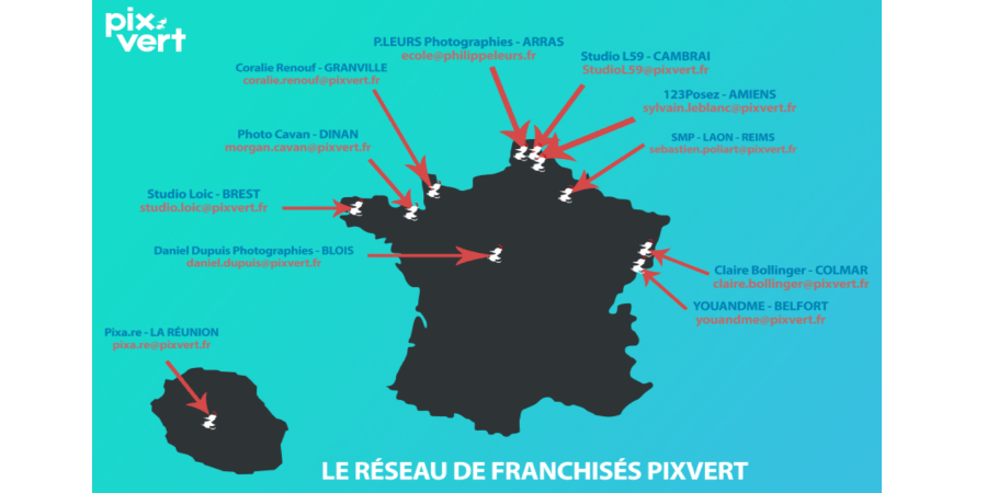 La franchise Pixvert souhaite renforcer son maillage national