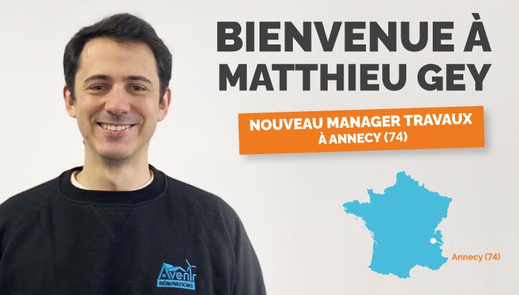 Matthieu Gey, franchisé Avenir Rénovations à Annecy