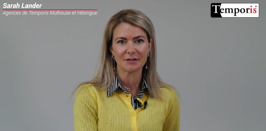 Sarah Lander, franchisée Temporis Mulhouse et Hésingue