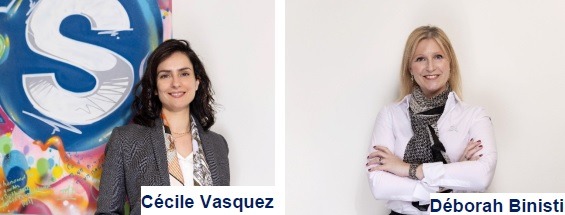 Cécile Vasquez et Déborah Binisti