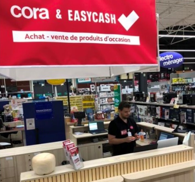 Easy Cash ouvre un 7ème espace en collaboration avec Cora