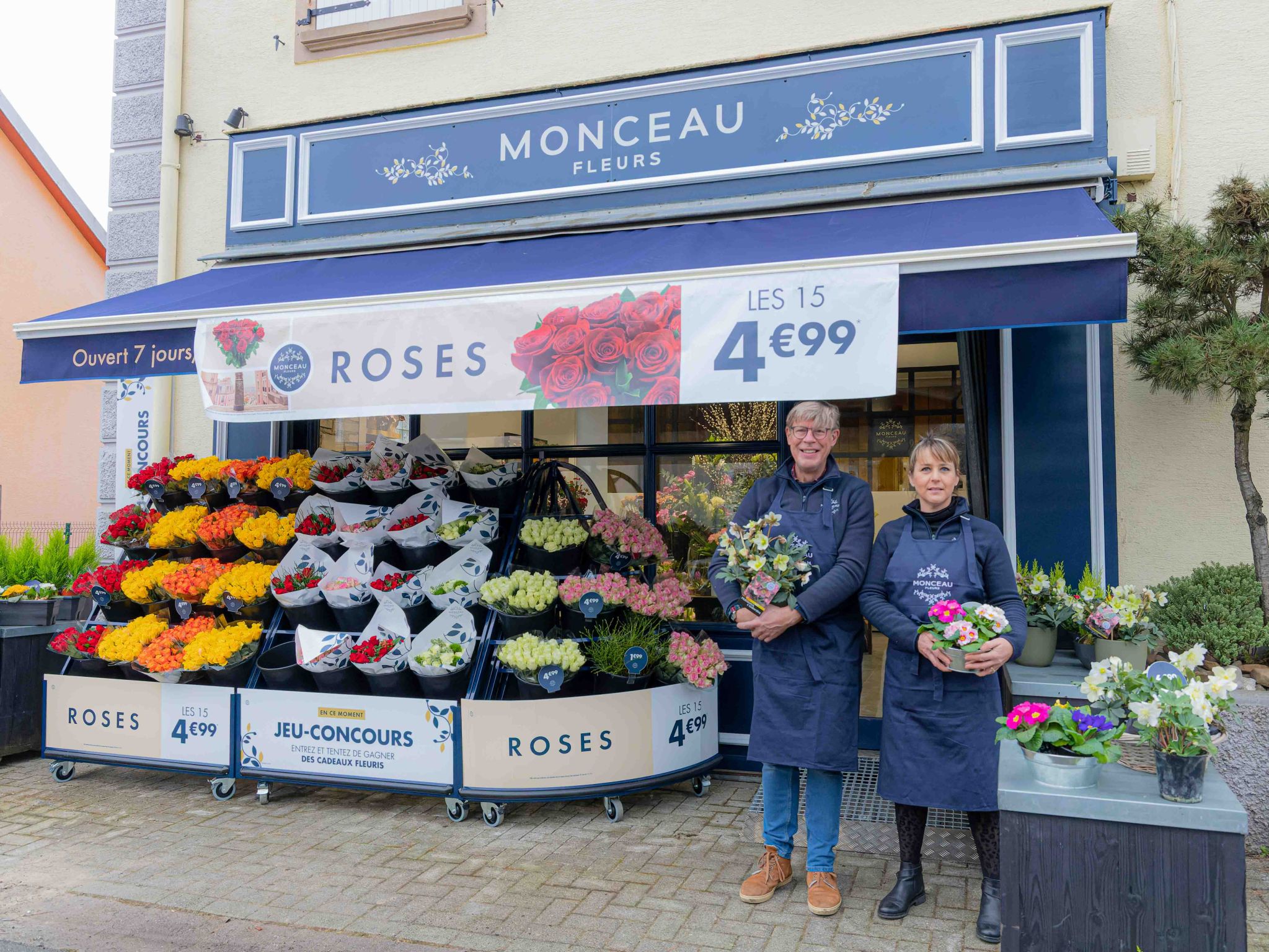 De nouvelles ouvertures et des relookings chez Monceau Fleurs