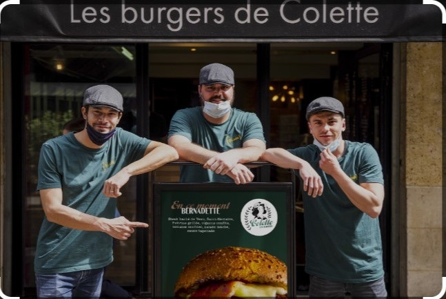 Fondateurs Les Burgers de Colette 