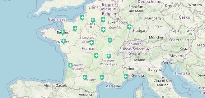 Zones encore disponibles chez Pérénia 