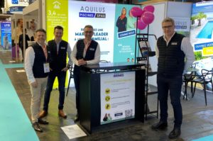 Équipe commerciale Aquilus sur le salon Franchise Expo Paris
