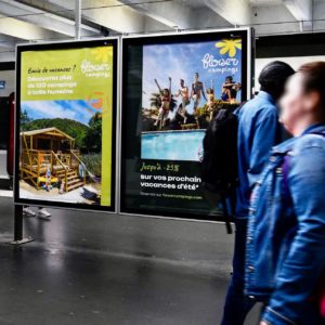 Campagne d'affichages Flower Campings
