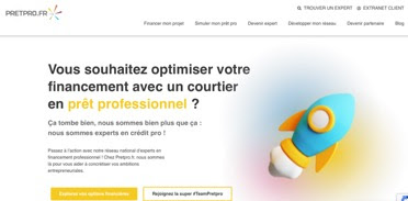 Site Pretpro.fr 