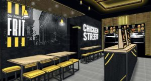 Intérieur restaurant Chicken Street 