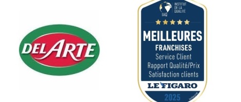 Del Arte couronnée parmi l'élite des franchises françaises 2025