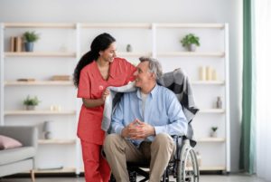 Intervenant et bénéficiaire Âge d'Or Services 