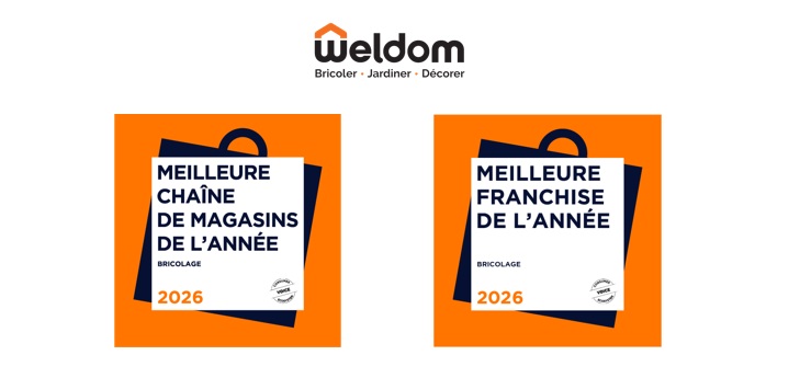 Weldom, « Meilleure chaîne de magasins » et « Meilleure franchise de l'année