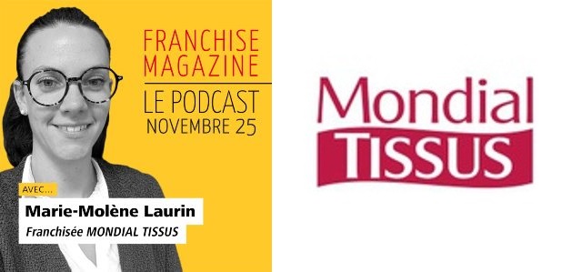 Marie-Molène Laurin, franchisée Mondial Tissus