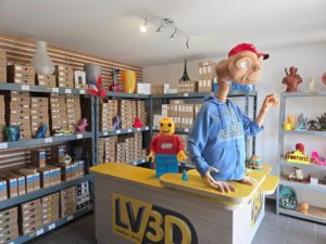 Intérieur boutique LV3D