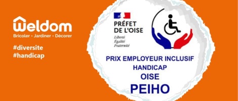Weldom décroche le Prix Or « Employeur Inclusif Handicap » et affirme son engagement RSE