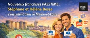 Maine-et-Loire (49) : un nouveau couple de franchisés rejoint le réseau PASSTIME