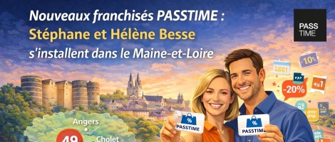 Maine-et-Loire (49) : un nouveau couple de franchisés rejoint le réseau PASSTIME