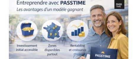 PASSTIME fête les 20 ans de sa marque avec une offre exceptionnelle pour les nouveaux franchisés