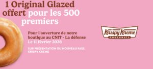 Implantation de la franchise Krispy Kreme au sein du Westfield CNIT à La Défense 